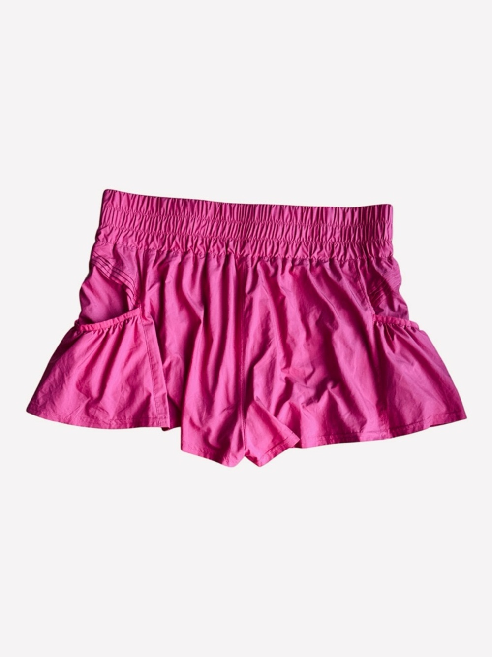 NWOT FP Movement by Free People High Rise Get Your Flirt on Shorts Magenta Large - Picture 5 of 11